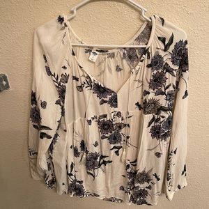 Old Navy Flowery Blouse